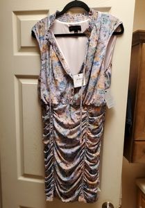 Beautiful Watercolor Dress Laundry by Shelli Segall sz 16 New